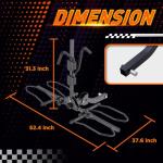 Smart, Foldable Hitch Bike Rack for 2 E-Bikes