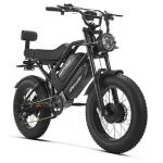 HAPPYRUN G70 Pro Adult Electric Bike: 5000W Dual Motor Peak | 36MPH High-Speed Off-Road | 20" Fat Tire 38Ah Long-Range Removable Battery | 85+ Miles All-Terrain Commuting/Off-Road e Bike