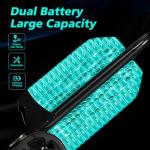 HAPPYRUN Dual Motor Electric Bike for Adults 5000W Peak Removable 38Ah Battery All-Terrain 20" Fat Tire Ebike 36MPH 85+ Miles Hydraulic Disc Brake Electric Dirt Bike G70 Pro