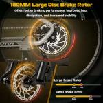 Vivi ACE07 Electric Bike for Adults, 26" x 4.0 Fat Tire Ebike, 1500W Peak Motor Electric Bike, 25MPH Ebikes for Adults with 48V 720WH Removable Battery, 7 Speed, SGS Certified to UL2849