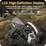 HiKeep Electric Dirt Bike for Adults - 750W Dual Motor Electric Bike, 20×4.0 Fat Tire Ebike, 48V 15.6Ah Battery, 30MPH High-Speed, Full Suspension, Dual Hydraulic Disc Brake, Safety Tested to UL 2849