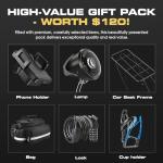 8000W Dual Motor Electric Bike for Adults, 48MPH Fast Full Suspension Ebike, 52V 36Ah Removable Battery for 100 Miles Range, 24/26 Inch Fat Tire Dual Shock All-Terrain E-Bike, 400lbs Capacity