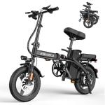 Askmy Foldable Electric Bike, 750W Peak Brushless Motor, 48V 10Ah Removable Battery, 28-30MPH, 30+ Miles Range, UL2849 Certified E-Bike for Adults & Teens