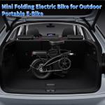 A14 Foldable Electric Bike, Ebike with Peak 1000W Motor & 48V 10Ah 480Wh Battery, Max 25MPH & 45Miles E-bikes, 14" Tire Folding Ebike for Adults, Dual Disc Brakes Folding Electric Bike for Adults
