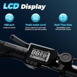 Aelith Folding Electric Bike for Adults – 1000W Motor, 20"x3" Fat Tire, 48V 20AH Removable Battery, All-Terrain E-Bike with 7-Speed, Front Suspension – Powerful Foldable Ebike for Commuter-ek5 White