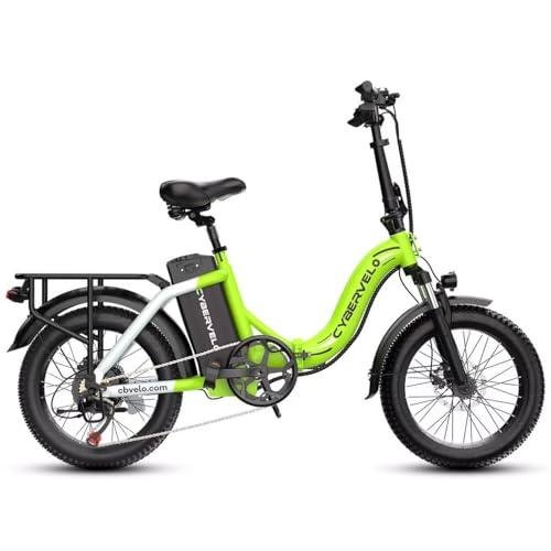 1000W Folding Electric Bike, 48V 20.8AH Large Removable Battery E-Bike, 30+MPH, 80 Miles Max Range, 20" Fat Tire Electric Bike for Adults, Adult Electric Bicycles Commute E-Bikes For Women/Men