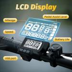 Cybervelo 1000W Folding Electric Bike,48V 20AH Removable Battery EBike,30+MPH,80 Miles Max Range Electric Bike for Adults, 20" Fat TireFoldable ebike, Adult Electric Bicycles