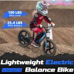 Kids Electric Dirt Bike - 340W Racing Motorcycle
