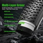 20x4.0 Fat Tire Electric Bike Tires - 2-Pack