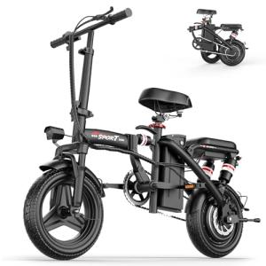 AZHAR Compact Foldable Electric Bike for All Ages