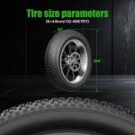 20x4.0 Fat Tire Electric Bike Tires - 2-Pack