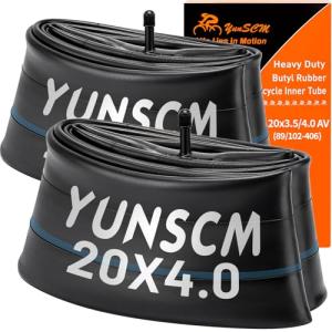 Heavy-Duty 20x4 Electric Bike Inner Tubes