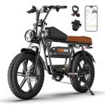 T73 Retro Electric Bike for Adults - 1000W
