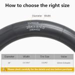 Heavy-Duty 20x4 Electric Bike Inner Tubes