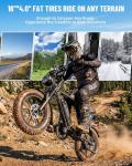 OUXI Electric Fat Tire Bike for Adults