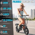 Folding Electric Bike for Adults and Teens