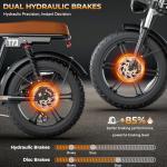 T73 Retro Electric Bike for Adults - 1000W