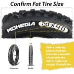 MOHEGIA 20" Fat Tire E-Bike for All Terrain