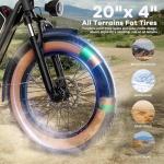 EUYBIKE 20" Fat Tire Electric Bike for Adults