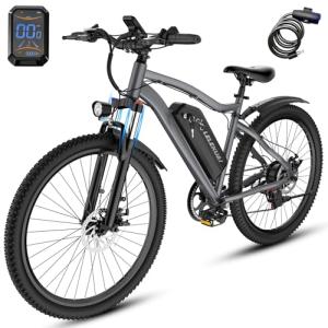 Lightweight 26" Commuter Electric Bike for Adults