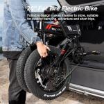 Wooken 750W Folding Electric Bike with Fat Tires