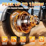 YUCHETX 1600W Electric Bike for Adults, 35MPH