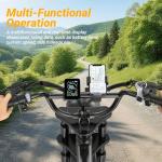 Qlaway 20" Fat Tire Electric Bike with Suspension