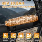 Feifayzx 1600W Electric Bike for Adults, 35MPH