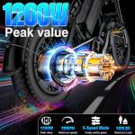 LELEKUAI 1200W All-Terrain Electric Bike for Adults