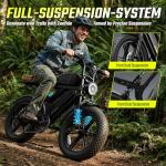 SISIGAD 1800W Fat Tire Electric Bike for Adults