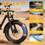 Feifayzx 1600W Electric Bike for Adults, 35MPH