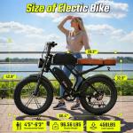 SISIGAD 1800W Fat Tire Electric Bike for Adults