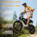 Tamobyke 1500W Electric Bike - 30mph, 68+ Miles Range