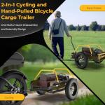MOVCAN 2-in-1 Bike Trailer and Wagon Cart