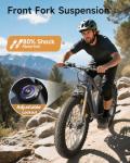 QRONGE 1800W Fat Tire Electric Mountain Bike