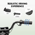 Electric Kids' Motorcycle with Music and Speed