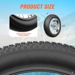 Puncture-Proof Fat Tire Electric Bike Tires 26x4.0