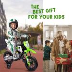 Electric Kids' Motorcycle with Music and Speed