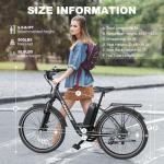 Funhang 26" Adult Electric City Cruiser Bike