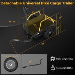 MOVCAN 2-in-1 Bike Trailer and Wagon Cart