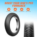 Puncture-Proof Fat Tire Electric Bike Tires 26x4.0