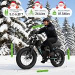 Gotrax R7 Electric Bike, 750W, 25mph, 45-Mile Range