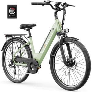 Jasion Roamer Electric Bike for Adults 26" 1200W