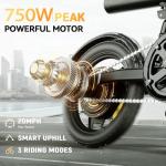 AYOLNY Mini Foldable 750W Electric Bike for Adults