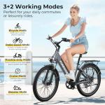 Funhang 1000W Electric Bike for Adults, 50-Mile Range