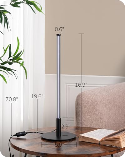 Minimalist LED Table Lamp with Touch Controls