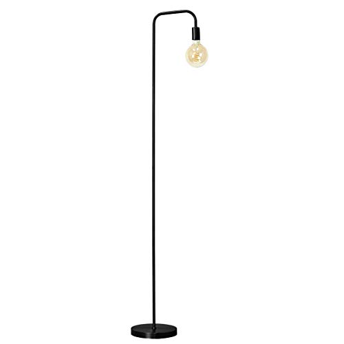 O’Bright Minimalist Industrial Floor Lamp in Black