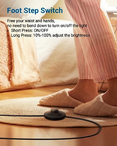 Dewenwils Dimmable LED Corner Floor Lamp