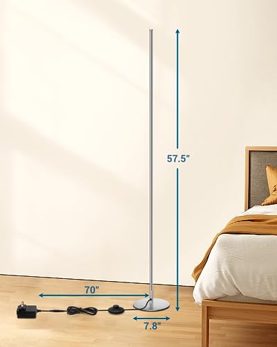 Dewenwils Dimmable LED Corner Floor Lamp