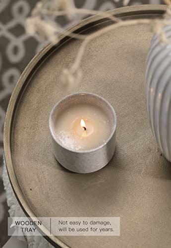 Large Gold Decorative Tray for Minimalist Living Room